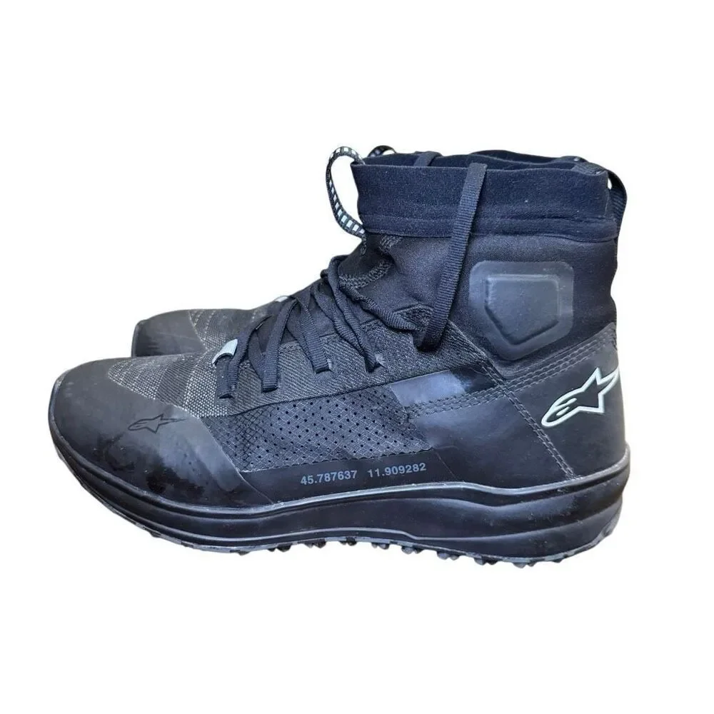 Alpinestars 2654321-10-9 Speedforce Shoes Mens Size 9 Black Motorcycle Shoes